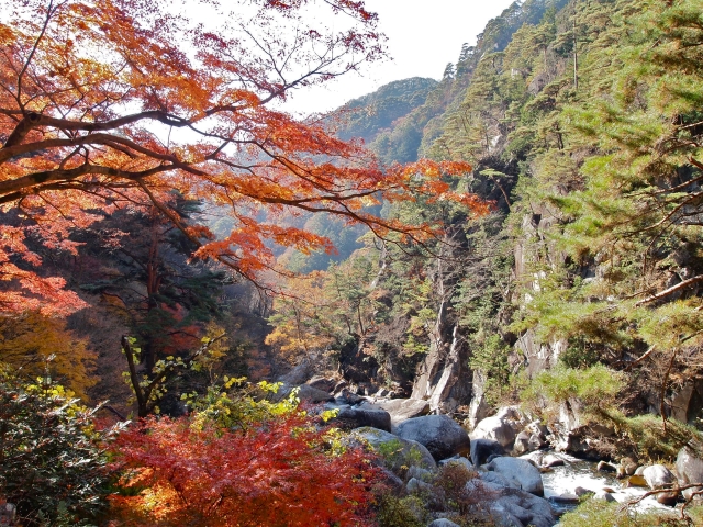 山梨県の風景：昇仙峡